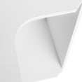 thumbnail image 6 of Corner Wardrobe Closet Organizer with 2 Hanging Rails & Shelves, Open Style Clothes Storage Cabinet for Bedroom, Space-Saving Household Polygon Wooden Armoire, White, 6 of 9