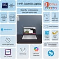 thumbnail image 2 of HP Ultrabook 14 Laptop Business Study & Home, Intel CPU, 4GB RAM & 128GB Storage, Windows 11 Home, Blue, 2 of 7