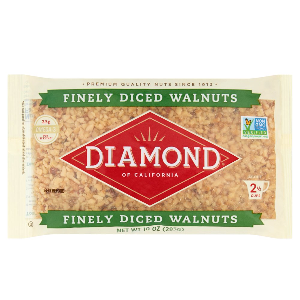 Diamond of California Finely Diced Walnuts, 10oz