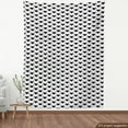thumbnail image 3 of Geometric Sofa Upholstery Fabric by the Yard, Abstract Triangles Modern Symmetry Layout Repetitive Pattern Print, Decorative Fabric for DIY and Home Accents, Charcoal Grey and White by Ambesonne, 3 of 4