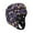 Purple Yellow, variant on koolsoo Rugby Helmet Scrum Cap Football Helmet for Goalkeeper Hat Gift Flag Football Purple Yellow