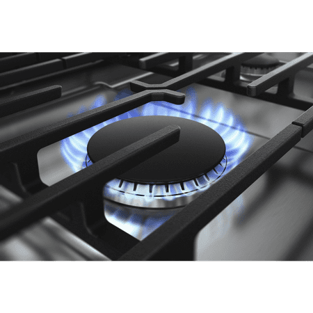 Whirlpool - 30" Gas Cooktop - Stainless Steel