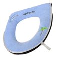 thumbnail image 1 of Toilet Seat Mat, Bathroom Soft Padded Warm Cloth Toilet Seat Mat, 1 of 5