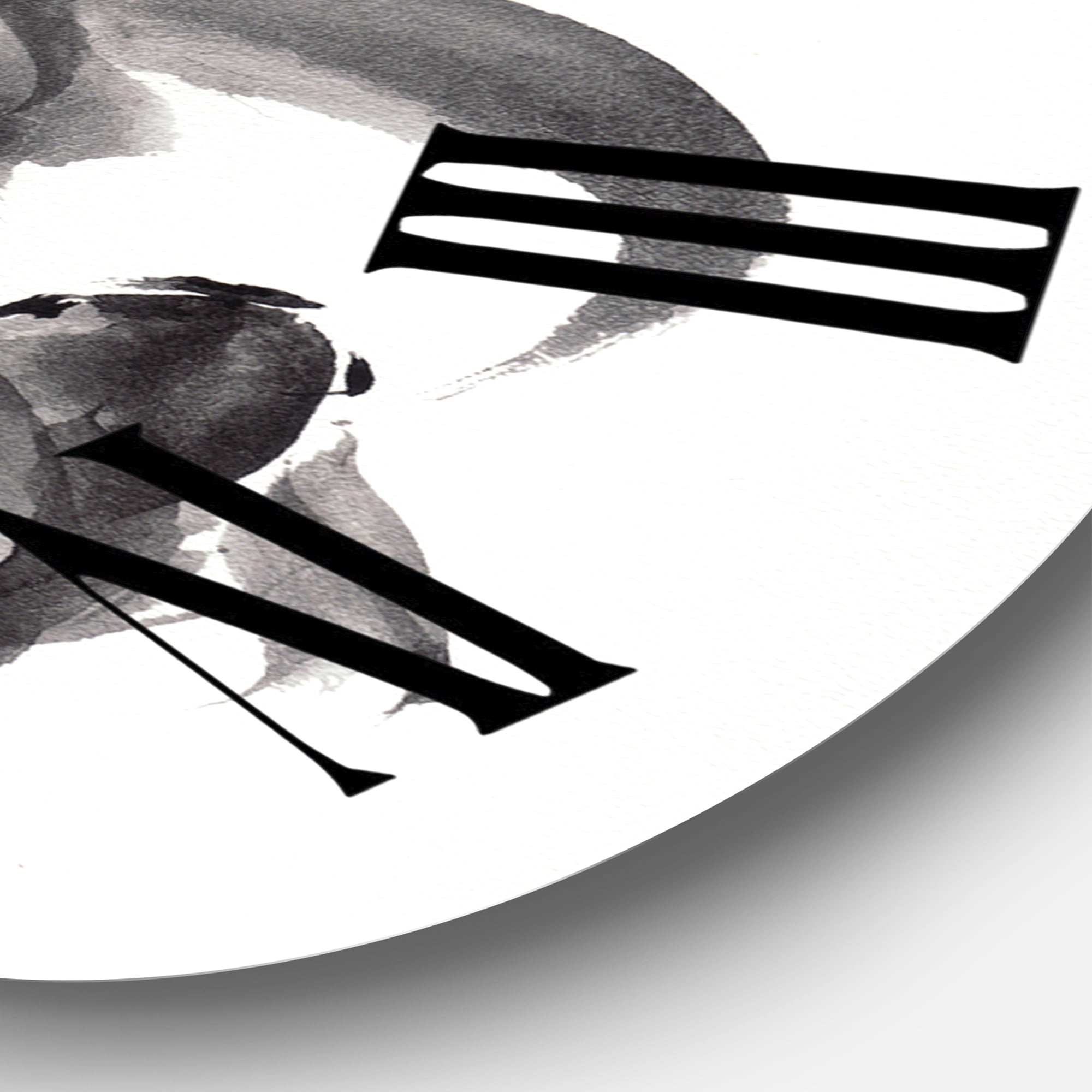 Designart 1 in Quartz Coastal Wall Clock
