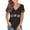 Black, variant on Palato Womens Plus Size Tops,Women's Summer V-neck Independence Day Printed Tops T-Shirts Casual Lace Short Sleeve Blouse
