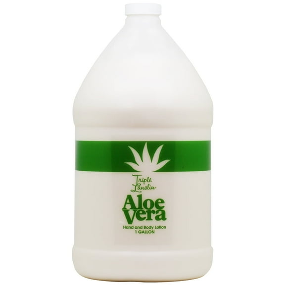 Triple Lanolin Lotion Aloe Vera Lotion 1 Gallon