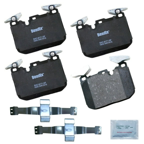 Bendix Brakes Disc Brake Pad Set Fits select: 2012,2015-2016 BMW 328