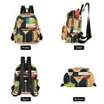 thumbnail image 4 of FORMRS Mini Backpack Purse for Women Travel Daypack Casual Shoulder Bag, Art Cocktails, 4 of 7