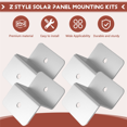 thumbnail image 4 of 8Pcs Solar Panel Mounting Bracket Z Style Aluminum Alloy Roof Support Caravan Solar System Installation Accessories, 4 of 9