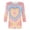 Multicolor B, variant on Valentines Day 3/6 Sleeve T-Shirt for Women Crew Neck Love Printed Graphic Casual Loose Shirts Pullover Tops (4XL, Multicolor B)