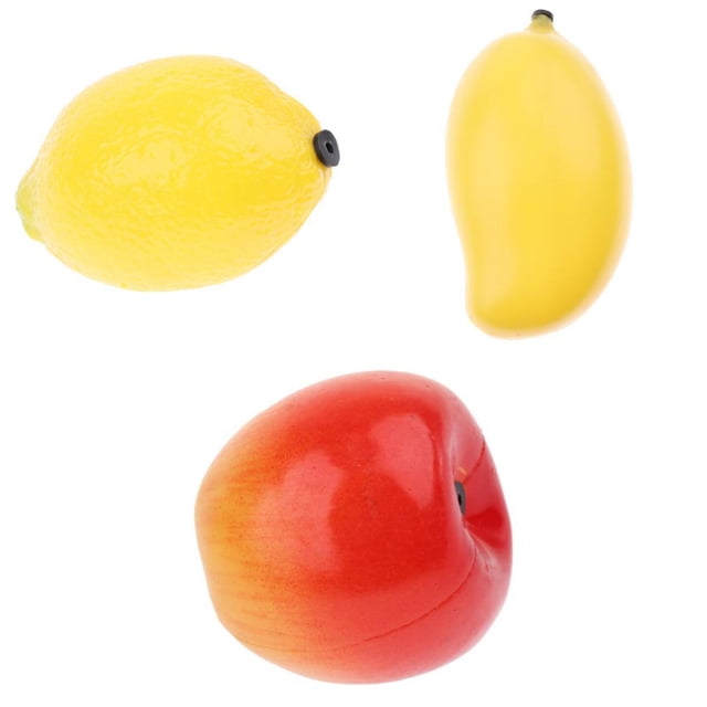 Juguete musical del instrumento de percusión de plástica de la fruta 3x para