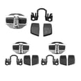 thumbnail image 2 of Car TRD Door Stabilizer Buckle For Honda Civic Accord CRV Odyssey HRV Door Lock Protector Latches Stopper Covers, 2 of 5
