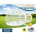 thumbnail image 4 of Jocisland 13ft Bubble House with Tunnel and Balloons, PVC Inflatable Balloon House with 750W Air Blower and 650W Air Pump for Party, Wedding, 4 of 8