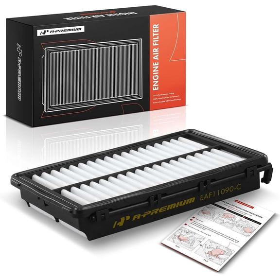 A-Premium Engine Air Filter Compatible with Hyundai Elantra 2024-2025, Sonata 2020-2025, Santa Cruz 2022-2026, Santa Fe 2021-2025, Tucson 2022-2026 & Kia Sorento 2021-2025, Sportage, K5, K4, Carnival