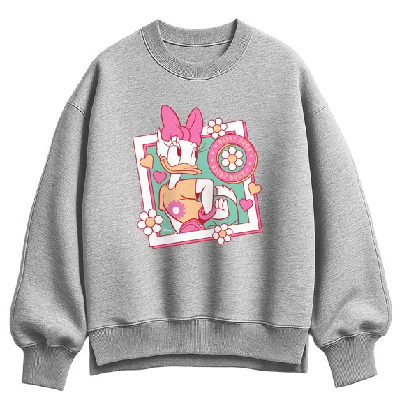 Disney - Daisy Frame Women's Oversized Fleece Crew Sweatshirt