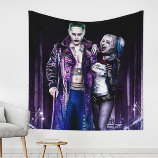 Harley Quinn Joker Suicide Squad 3d Window Wall View Sticker