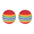 thumbnail image 3 of Greeniant Stripe Espuma Esponja Pelotas de golf Swing Práctica Entrenador Ayuda Herramienta de entrenamiento de golf, Rojo rojo rojo 2piezas, 3 of 6
