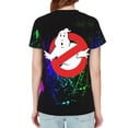 thumbnail image 2 of Stay-Puft-Ghostbusters Women's T Shirts Round Neck Short-Sleeve Soft T-Shirt Summer Casual Tee Tops 3D Printing Tee Shirt, 2 of 6
