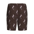 thumbnail image 4 of Yiaed Leopard Print for Men's Soft Sleep Pajama Short Lounging Pajama Shorts-Large, 4 of 8