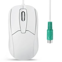 Perixx PERIMICE-209PW Wired PS/2 Optical Mouse - 3 button - Cable 5.9ft