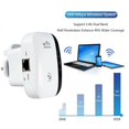 WiFi Range Extender 300Mbps Wireless Repeater Signal Booster 2.4GHz Amplifier for High