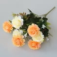 thumbnail image 2 of Visland Artificial Peonies Flower Silk Peony Faux Persian Rose for Home Wedding Party Decoration, 2 of 3