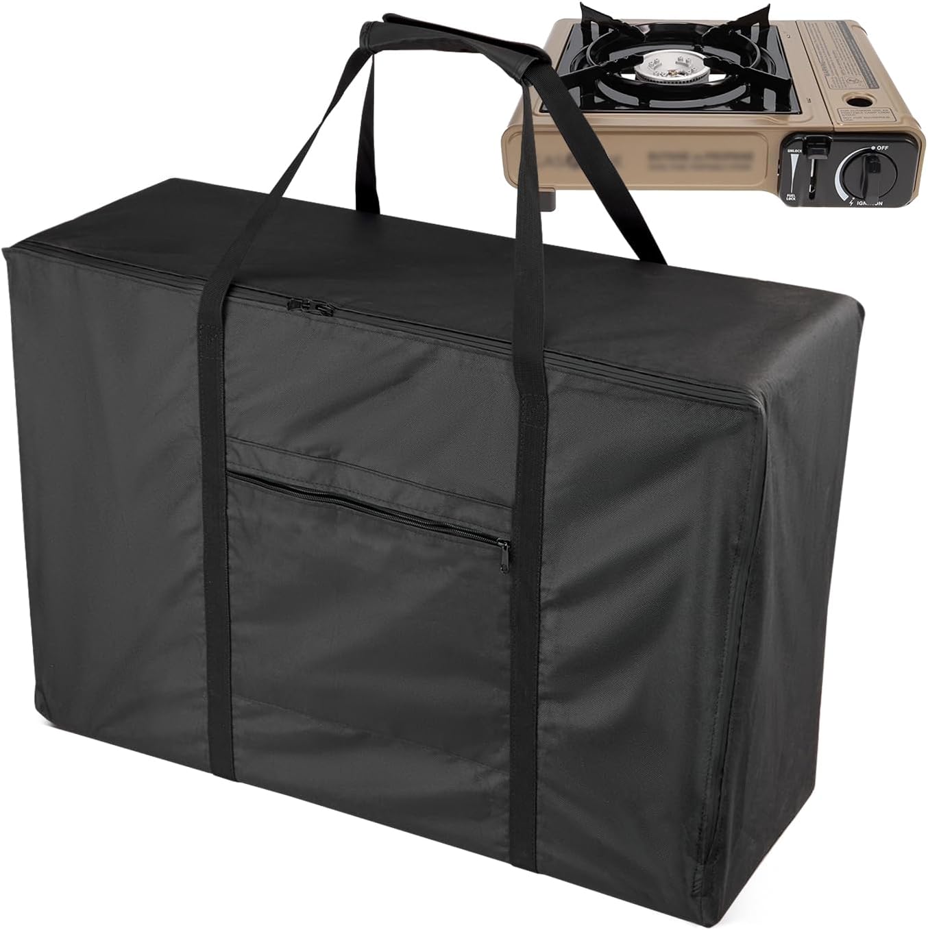 Sac De Transport Pour Réchaud De Barbecue – Rangement Camping, Pique-Nique – 69x21x43 Cm - 3
