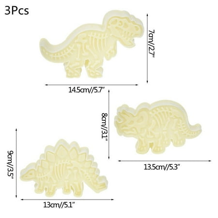 

1set Dinosaur Cookie Cutter Mould Volcano Dino Animal Biscuit Fondant Mold For Kids Jungle Birthday