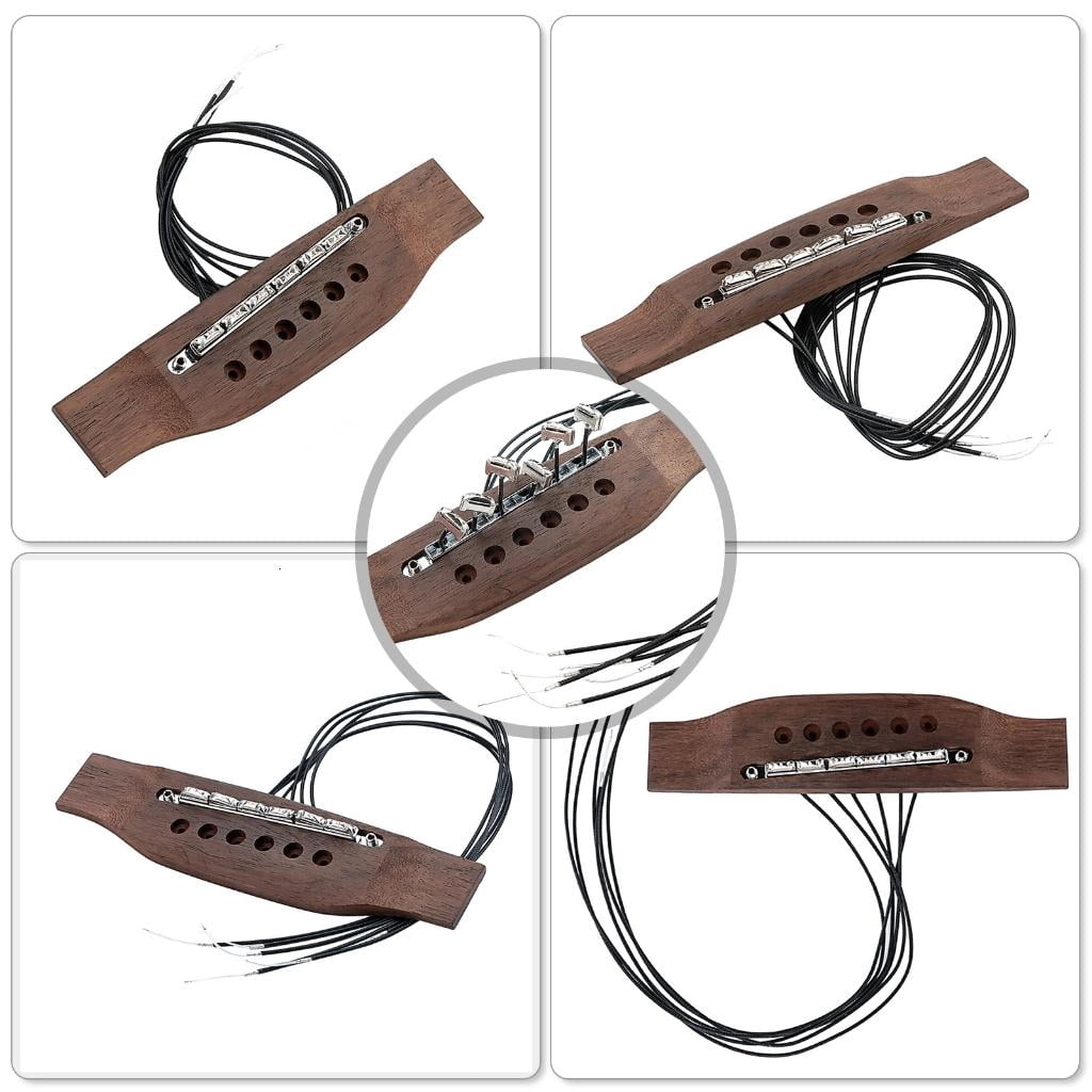 CEORPER Rosewood Acoustic Guitar Pickup For 6 String Instruments Featuring Electric Like Graininess High Performances Pickups