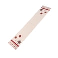thumbnail image 3 of Burlap Table Runner, Christmas Decorations Cotton Linen Fabric  For Gift For Family Gatherings, 3 of 8