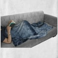 thumbnail image 6 of Winter Soft Flannel Fleece Throw Blanket, Ice Cold Frozen Snowy Scenery from Castle Like Balcony with Leafless Branches Artwork, Cozy Plush for Indoor and Outdoor Use, 50" x 60", White, by Ambesonne, 6 of 6