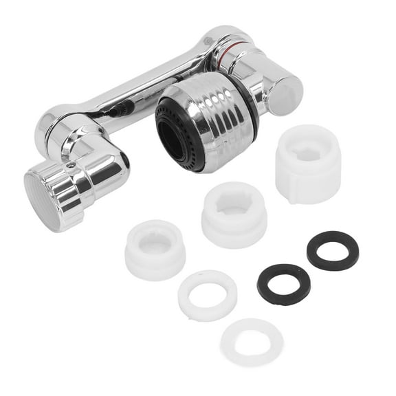 2PCS Faucet Extender Faucet Extender Bendable 1080 Degree Rotating Universal Sink Faucet Aerator Extender ABS Sink Filter Extender Aerator for Kitchen Balcony Basin Faucet
