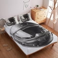 thumbnail image 2 of 4252 3D Printed Quilt Cover Duvet Cover Bedding Set Comforter Covers 3 Pieces Microfiber for Childrens And Adults with Pillowcases with Zipper Closure(98"x104"), 2 of 6