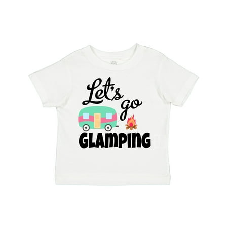 

Inktastic Lets Go Glamping with Camper Vector Gift Toddler Boy or Toddler Girl T-Shirt