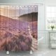 thumbnail image 1 of Cortina de Ducha ABPHQTO Brezo Floreciente al Amanecer 150x180 cm, 1 of 1