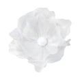 thumbnail image 2 of Cabeza de flor artificial de malla de hilo, simulación de flores, decoración de pared, cabeza de flor falsa Blanco, 2 of 9