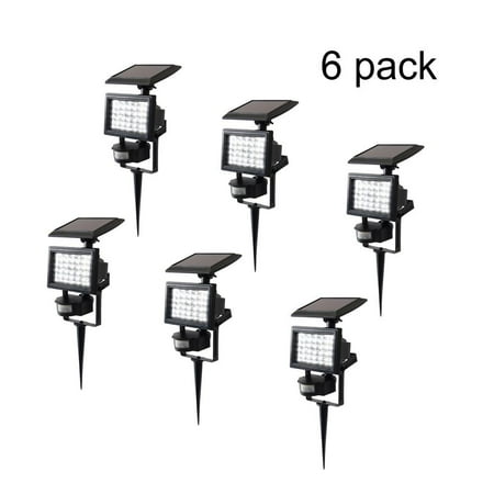 Ecothink Solar Led Light 30 Bright Lights Outdoor Flood Ecothink Solar Led Light 30 Bright Lights Outdoor Flood Lighting Motion Sensor 200 Lumen Place Mount Or Stake 6 Pack Com