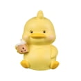 thumbnail image 4 of Figura decorativa en miniatura de pato pequeño para salpicadero de coche, accesorio para fotos de camión sosteniendo la taza, 4 of 9