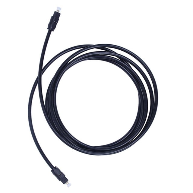 Digital Fiber Optical Optic Audio SPDIF DVD TosLink Cable Lead Cord length:2M,1*Cable Lead,black