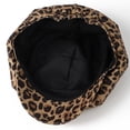 thumbnail image 5 of Newsboy Caps Women Leopard Zebra Print Beret Hat French Style Beanie Caps Retro Hip Hop Casual Painter Cap Warm Painter Hat for Autumn Winter Spring, 5 of 7