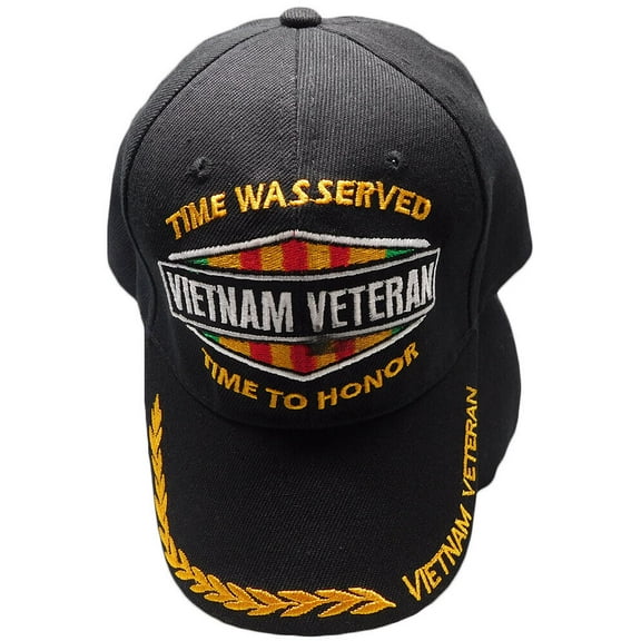 Time Was Served Time To Honor Vietnam Veteran Embroidered Ball Cap Hat C687