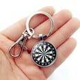 thumbnail image 3 of Naierhg Vintage Dart Board Pendant Keychain Key Ring Holder Hanging Bag Ornament, 3 of 8