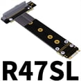 thumbnail image 3 of Cable Adaptador M.2 NVME A SSD U.2 de 10 cm, Extensor M.2 NVME Key-M Gen3 X4, Adaptador de Estado Sólido SFF-8639 NVMe SSD., 3 of 5