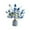 B, variant on Diceymbol Artificial Hydrangea Bouquet with Vase 19.69 Inch Silk Flower Arrangement for Weddings/Living Rooms, No-Maintenance Home Decor