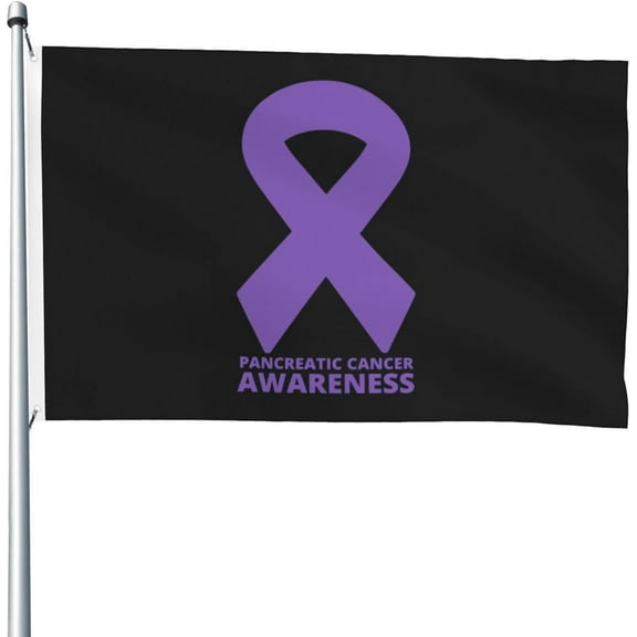 Pancreatic Cancer Awareness Flag 4x6 Ft Outdoor Decoration Banner Yard Flag With Grommets