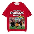 thumbnail image 2 of Roblox T-shirt Summer Casual Short Sleeve 3D Printed Tea Shirt Printed Round Neck Cartoon Gaming Top-YOUYOU, 2 of 3