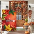 thumbnail image 7 of HYLLai Welcome Autumn Garden Flag - Double Sided Thanksgiving Decor with Pumpkin and Maple Leaf, for Yard, Porch, and Seasonal Display (D), 7 of 7