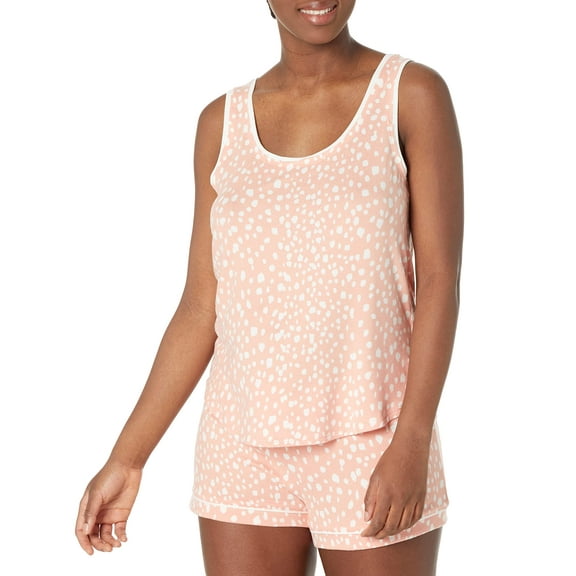 PJ Salvage womens Loungewear Crystal Cove Tank Pajama Top, Sherbert, Small US