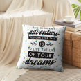 thumbnail image 3 of LALILO Throw Pillow Covers Inspirational Quote Motivation Shirt Cushion Cover 18" x 18", 2 Pack, 3 of 6