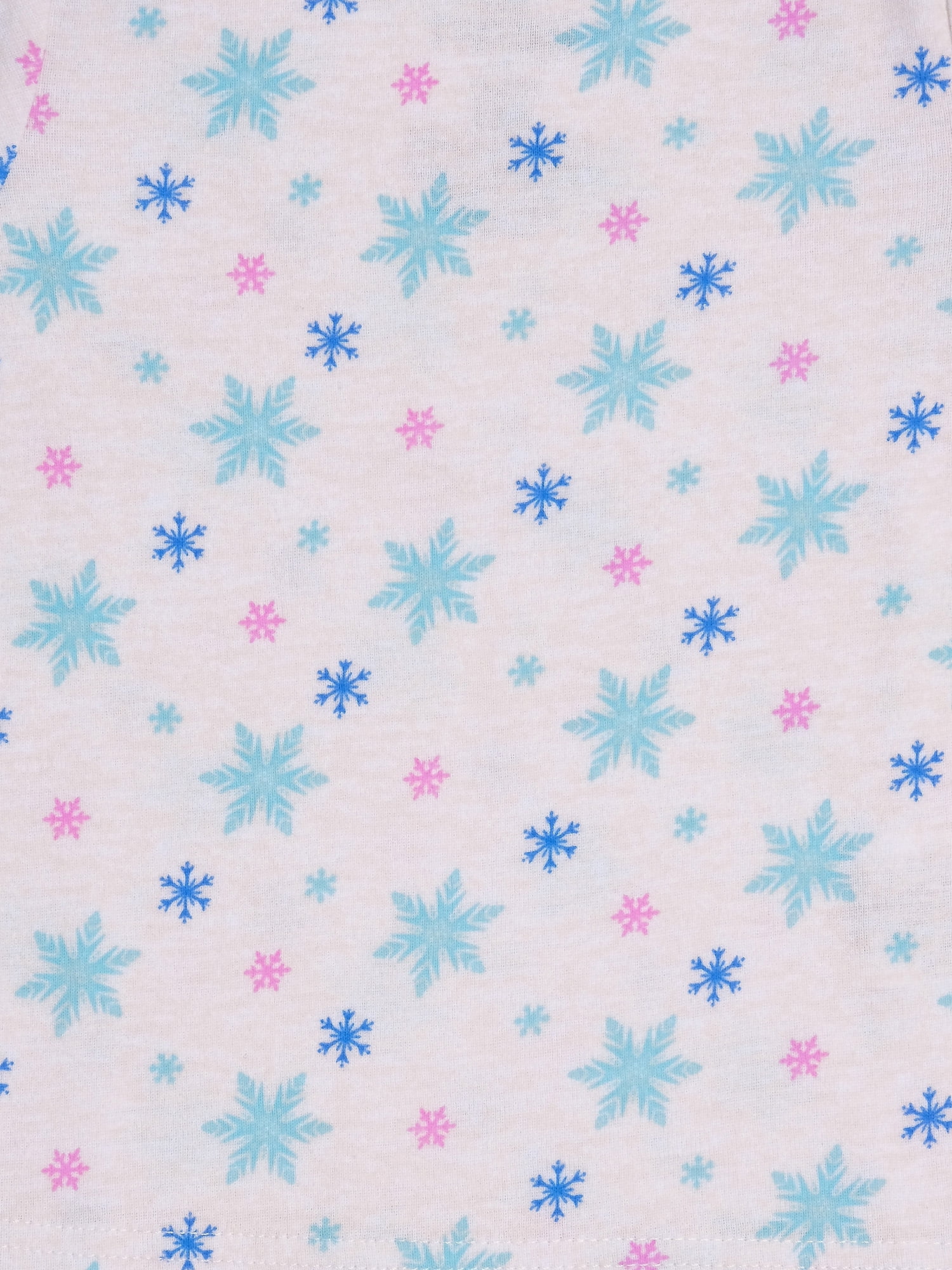 Frozen Baby and Toddler Girls' Cotton Pajama Set, 4-Piece, Sizes 12M-5T